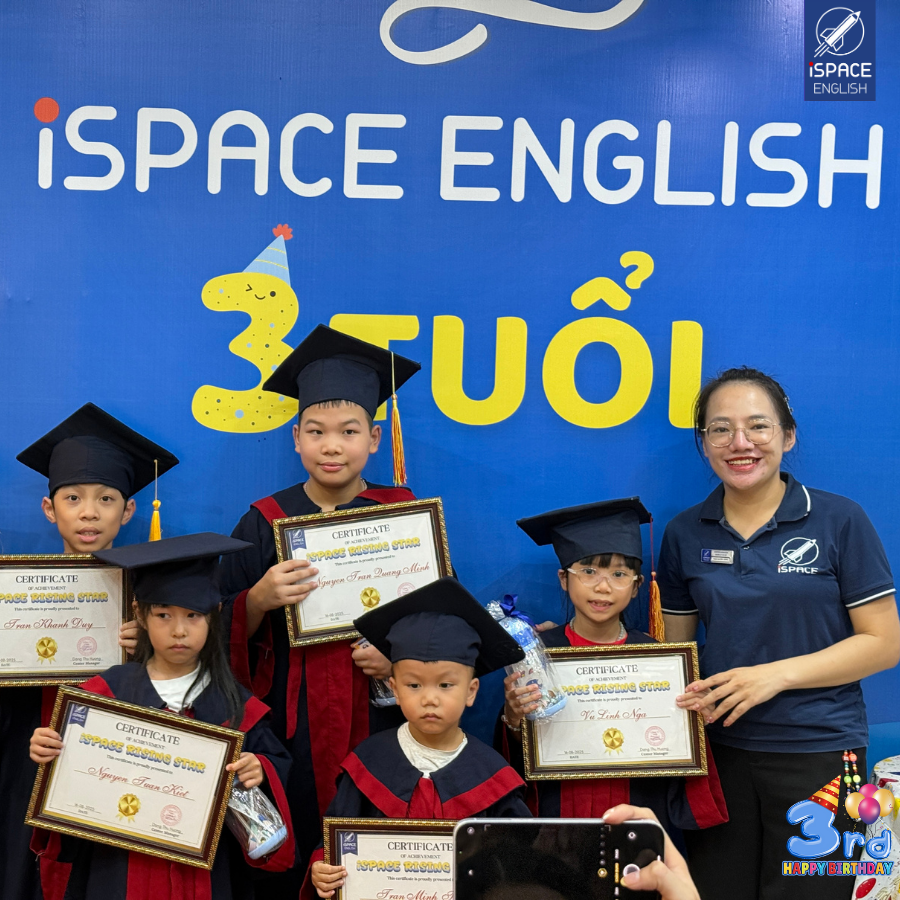 Recap Sự Kiện Mừng Sinh Nhật ISPACE ENGLISH 3 Tuổi